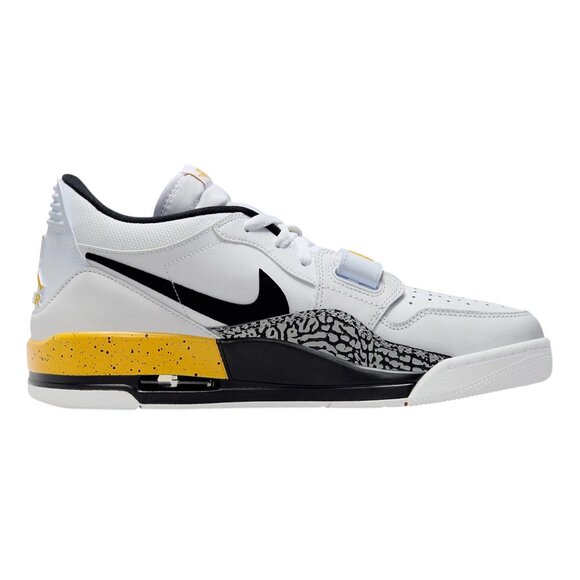 Jordan Legacy 312 Low Tour Yellow CD7069-107 Black White Cement sz 8 1 3 Alpha - Picture 15 of 16